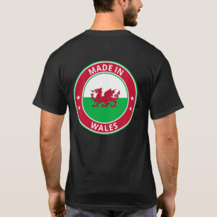 Camiseta Viajero Global - Hecho En Cymru   Gales (Edición)