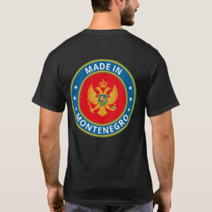 Camiseta Viajero global - Hecho en Montenegro