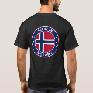 Camiseta Viajero global - Hecho en Norge   Noruega (edición