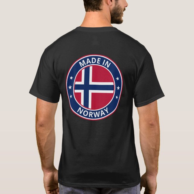 Camiseta Viajero global - Hecho en Norge | Noruega (edición (Reverso)