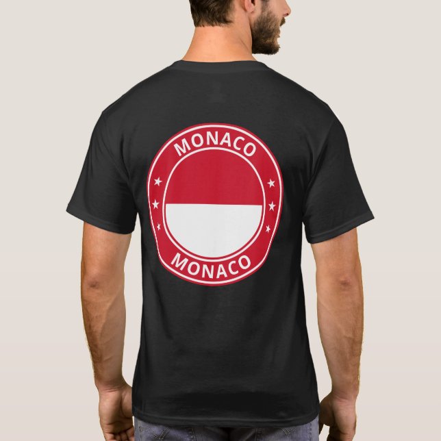 Camiseta Viajero global - Mónaco (Reverso)