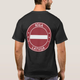 Camiseta Viajero global - Rīga | Riga, Latvija | Letonia
