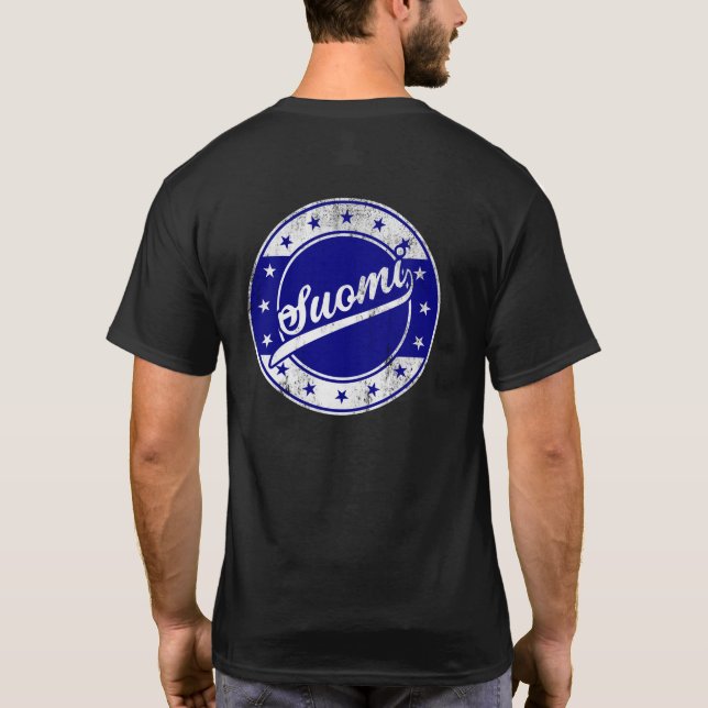 Camiseta Viajero global - Suomi | Finlandia (Reverso)