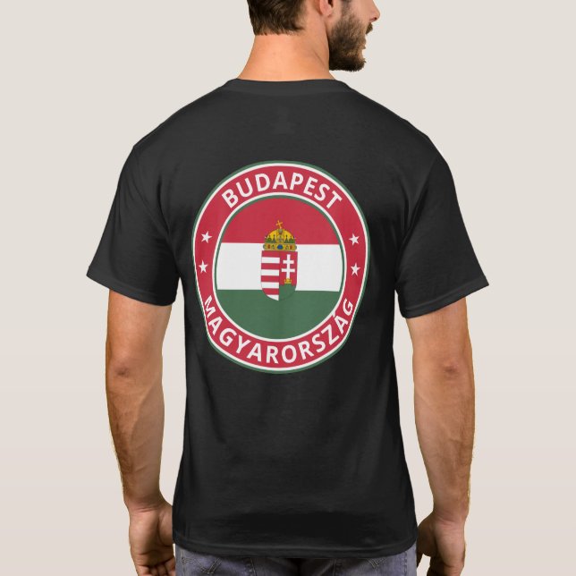Camiseta Viajero Mundial - Budapest, Magyarország | Hungría (Reverso)
