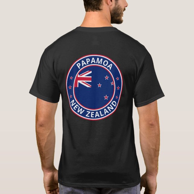 Camiseta Viajero Mundial - "Ciudad", Nueva Zelandia (Edició (Reverso)