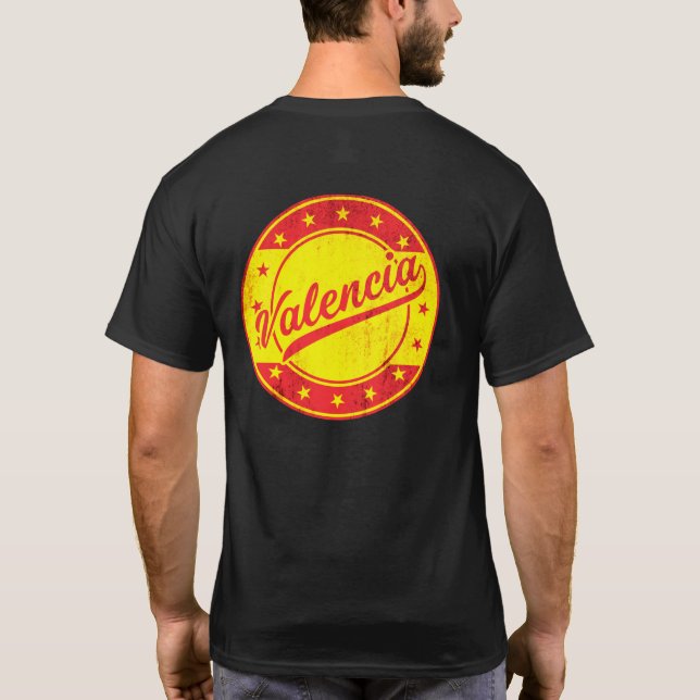 Camiseta Viajero Mundial - Valencia (España) (Reverso)