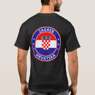 Camiseta Viajero Mundial - Zagreb, Hrvatska   Croacia