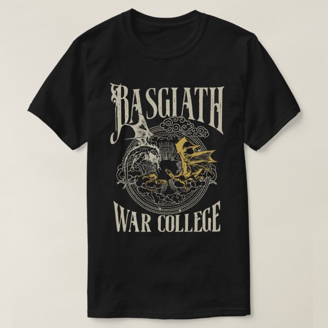 Camiseta Viajeros de Dragón del Colegio Basgiath Rebecca Cu (Diseño del anverso)