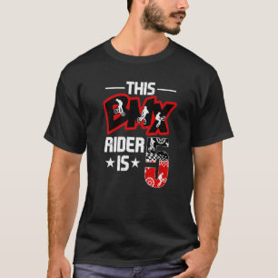 Camiseta Viajeros en bicicleta de 5 años Bmx Fiesta de cump