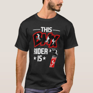Camiseta Viajeros en bicicleta de 7 años Bmx Fiesta de cump