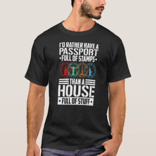 Camiseta Viajeros Por Viajes Mundiales Y Aventura