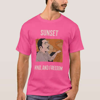 Camiseta Viajes al atardecer por la carretera abierta