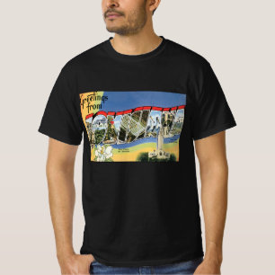 Camiseta Viajes Antiguos, Saludos Desde el Golfo de Louisia
