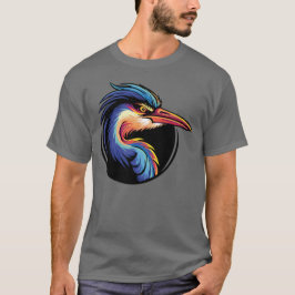 Camiseta Viajes de Chill Clásica Retro Blue Heron