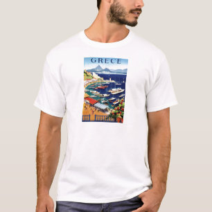 Camiseta Viajes de época Atenas Grecia