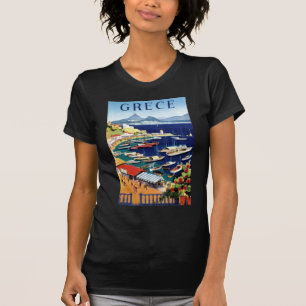 Camiseta Viajes de época Atenas Grecia