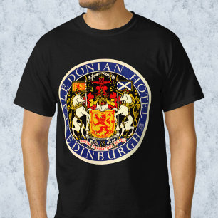 Camiseta Viajes de época Hotel Caledonian Edimburgo Escocia