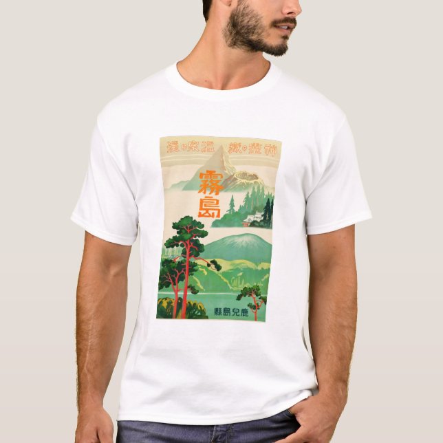 Camiseta Viajes de época-Poster-Japón-años 30 (Anverso)
