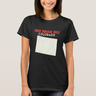 Camiseta Viajes de Estados Unidos por Four Square Mile Colo