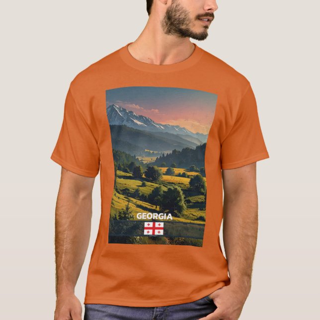 Camiseta Viajes de Georgia (Anverso)