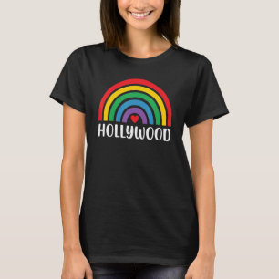 Camiseta Viajes de Hollywood California USA para mujeres