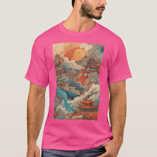 Camiseta Viajes de ilustracion en China