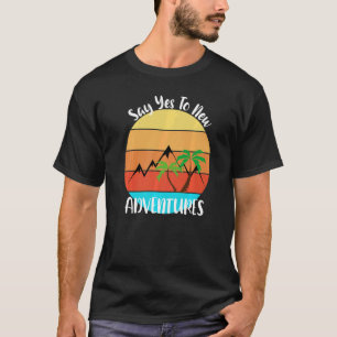 Camiseta viajes de la escalera de viaje turismo viajes mund