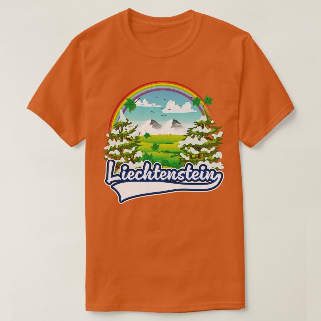 Camiseta Viajes de Liechtenstein (Diseño del anverso)