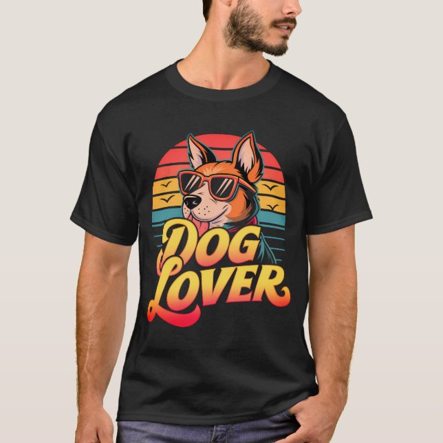 Camiseta Viajes de los amantes de los animales retro (Anverso)