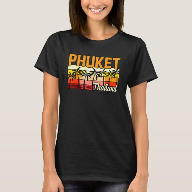 Camiseta Viajes de Phuket Thailand (Anverso)