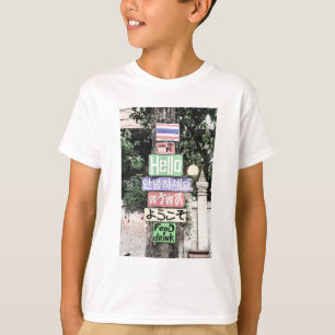 Camiseta Viajes de Rótulos Hola de Tailandia