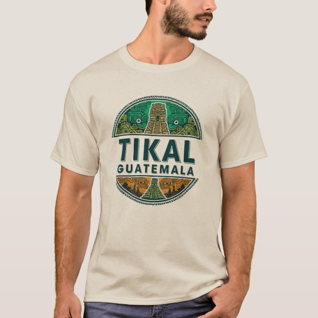 Camiseta Viajes de Tikal Guatemala (Anverso)