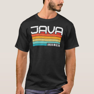 Camiseta Viajes de vacaciones de Indonesia de época Asia Ja