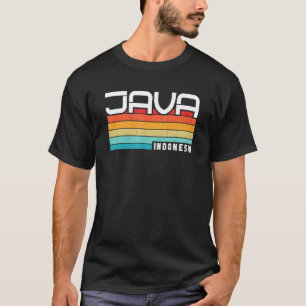 Camiseta Viajes de vacaciones de Indonesia de época Asia Ja