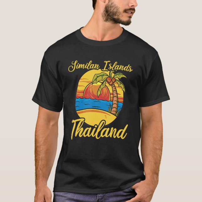 Camiseta Viajes de vacaciones de la vieja Tailandia en Asia (Anverso)