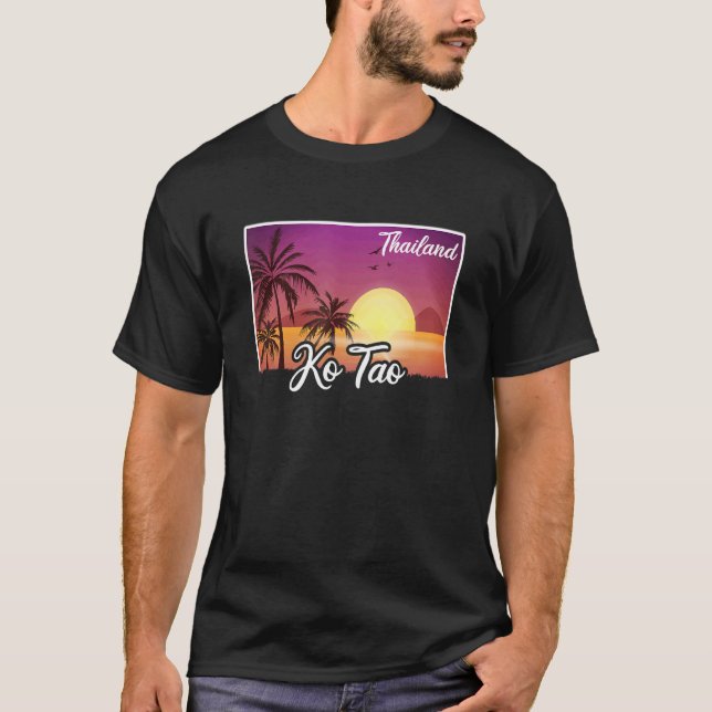 Camiseta Viajes de vacaciones de la vieja Tailandia en Asia (Anverso)