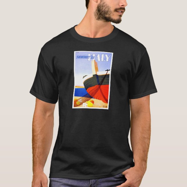 Camiseta Viajes de verano en Italia (Anverso)