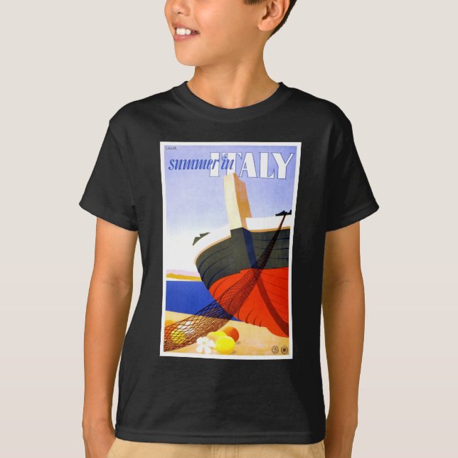 Camiseta Viajes de verano en Italia (Anverso)