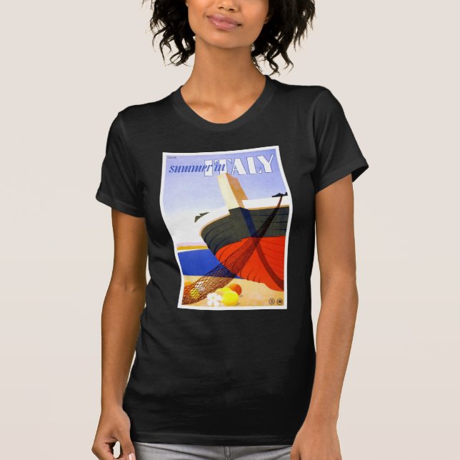 Camiseta Viajes de verano en Italia (Anverso)
