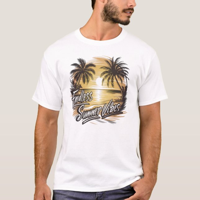 Camiseta Viajes de verano interminables (Anverso)