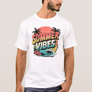 Camiseta Viajes de verano retro