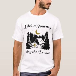 Camiseta Viajes de viaje disfruten del Detour - C