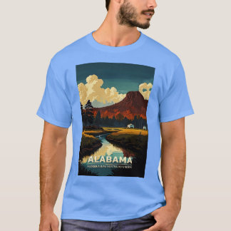 Camiseta Viajes del Estado de Alabama 3