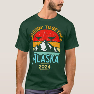 Camiseta Viajes del Grupo de Amigos Familiares Cruise Alask