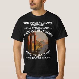 CAMISETA VIAJES EN MÁQUINA DEL TIEMPO SICILIA SEGESTA