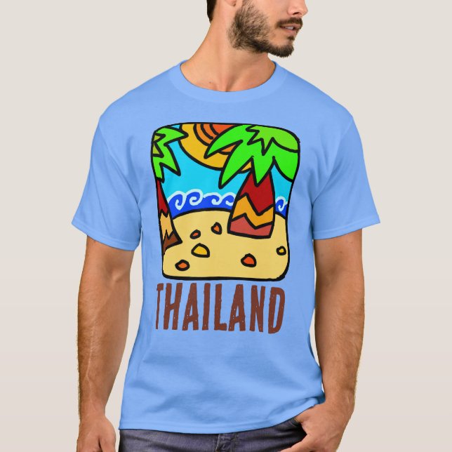 Camiseta Viajes en Tailandia (Anverso)