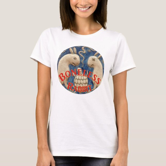 Camiseta Viajes europeos de conejo sin huesos (Anverso)