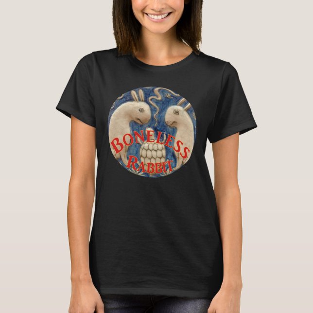 Camiseta Viajes europeos de conejo sin huesos (Anverso)