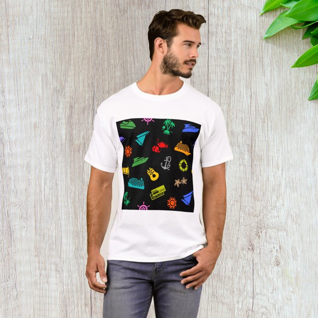 Camiseta Viajes Icons Mens T-Shirt (Subido por el creador)