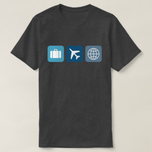 Camiseta Viajes internacionales por el mundo